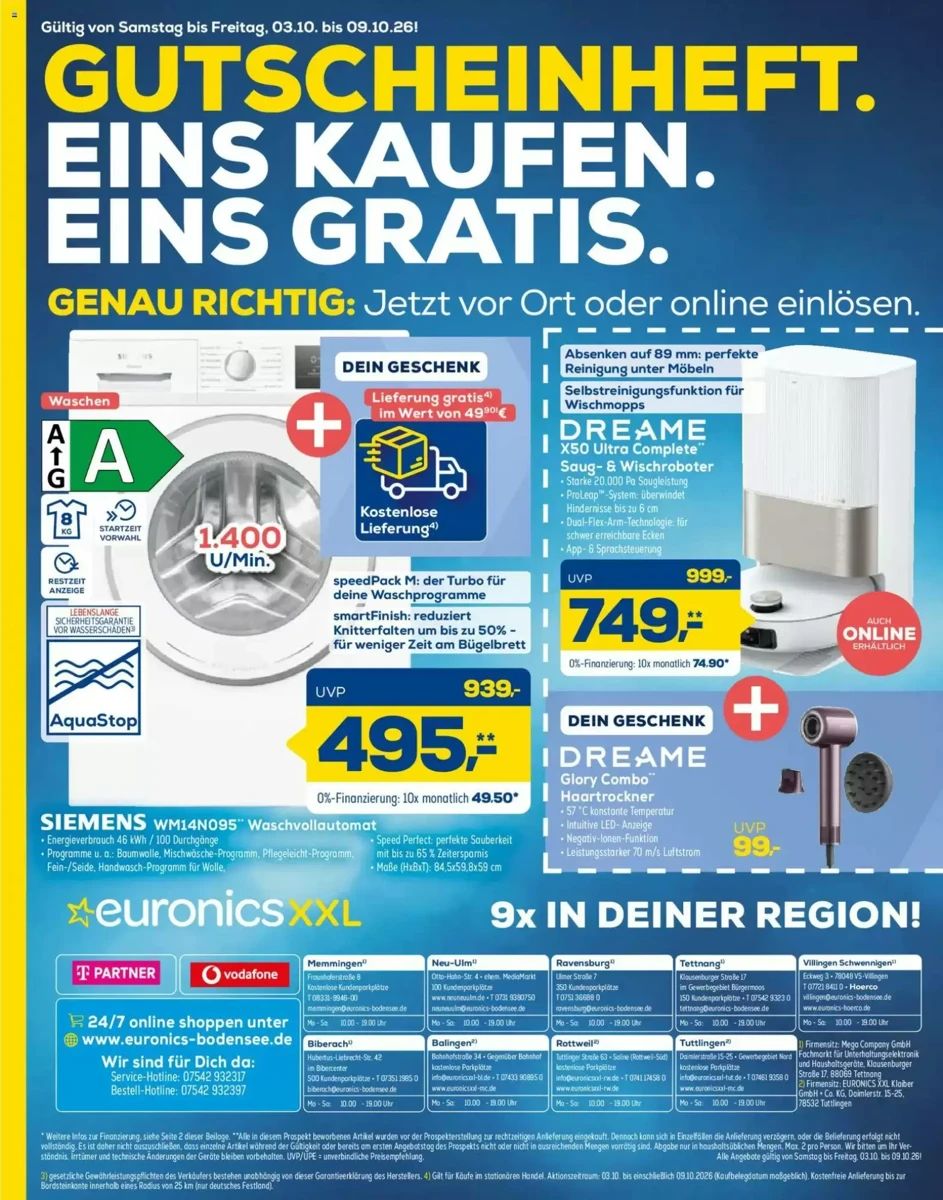 Prospekt Euronics XXL, Seite 12 von 12