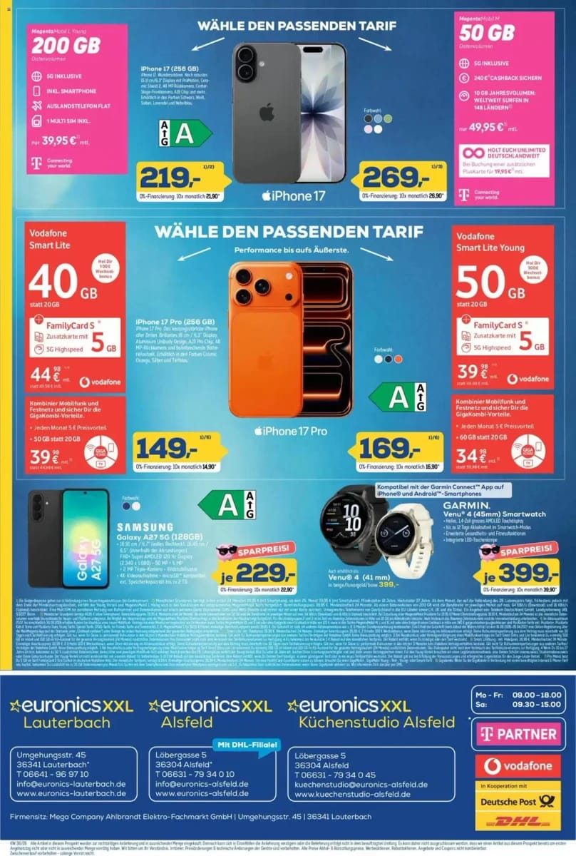 Prospekt Euronics XXL, Seite 8 von 8