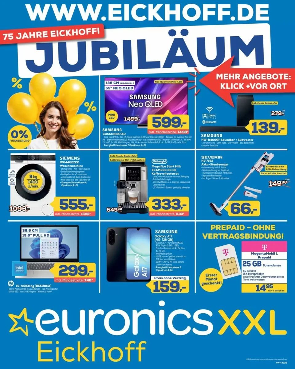 Prospekt Euronics XXL, Seite 1 von 6