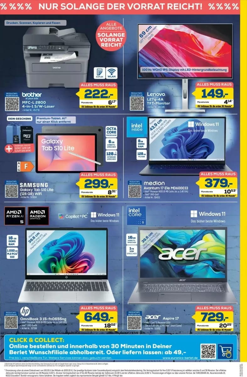 Prospekt Euronics, Seite 7 von 8