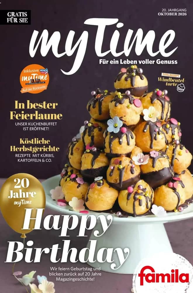 Titelseite des Prospekts von Famila Nordwest, gültig 1–31 Oktober 2026