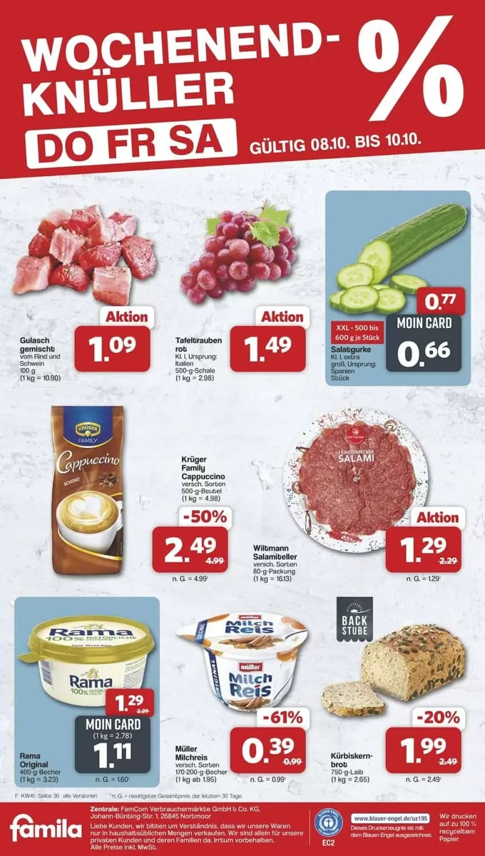 Prospekt Famila Nordwest, Seite 38 von 43