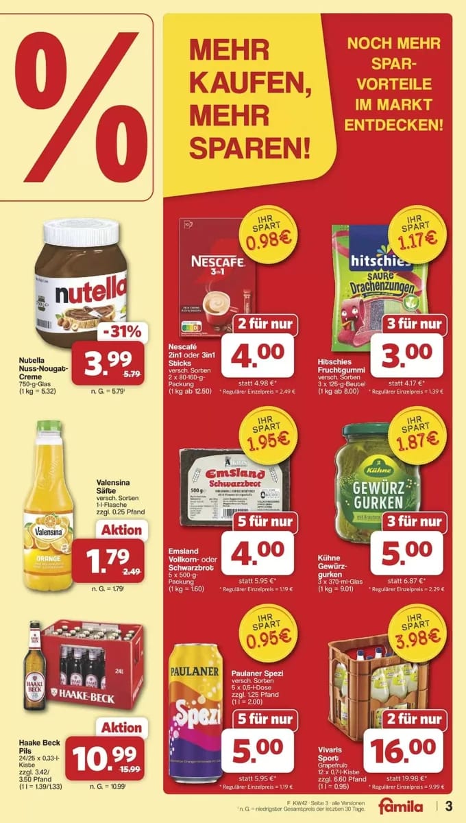 Prospekt Famila Nordwest, Seite 3 von 41