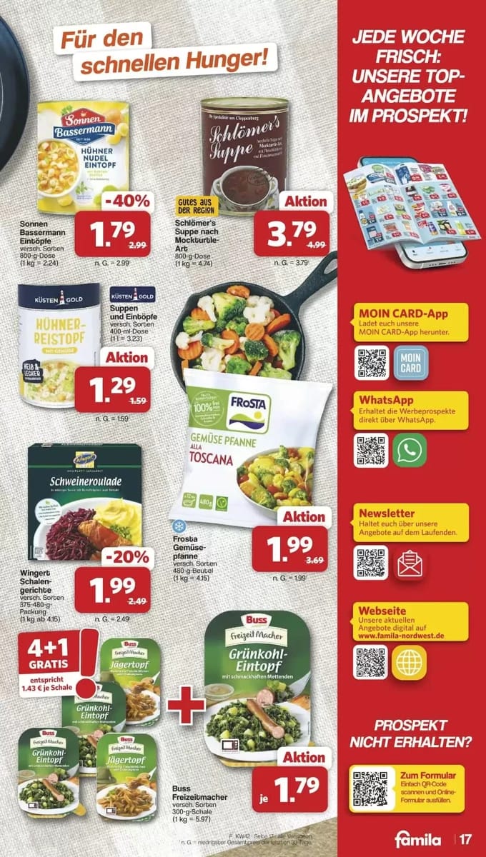 Prospekt Famila Nordwest, Seite 17 von 41