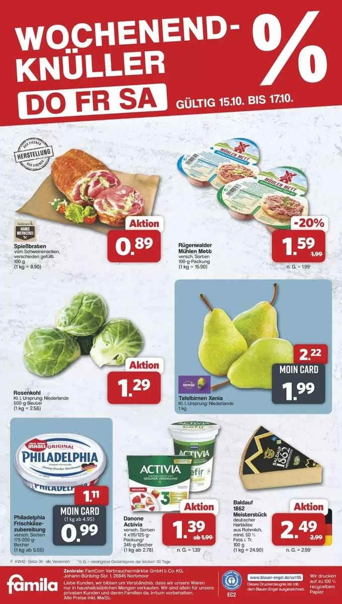 Prospekt Famila Nordwest, Seite 38 von 41