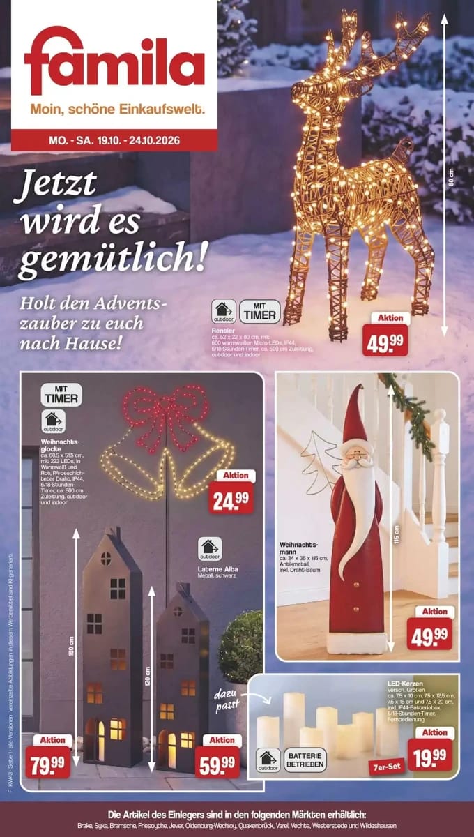 Prospekt Famila Nordwest, Seite 1 von 8