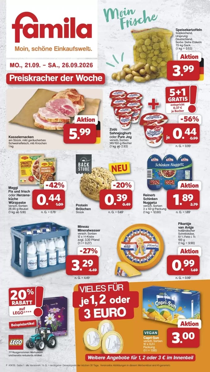 Prospekt Famila Nordwest, Seite 1 von 40