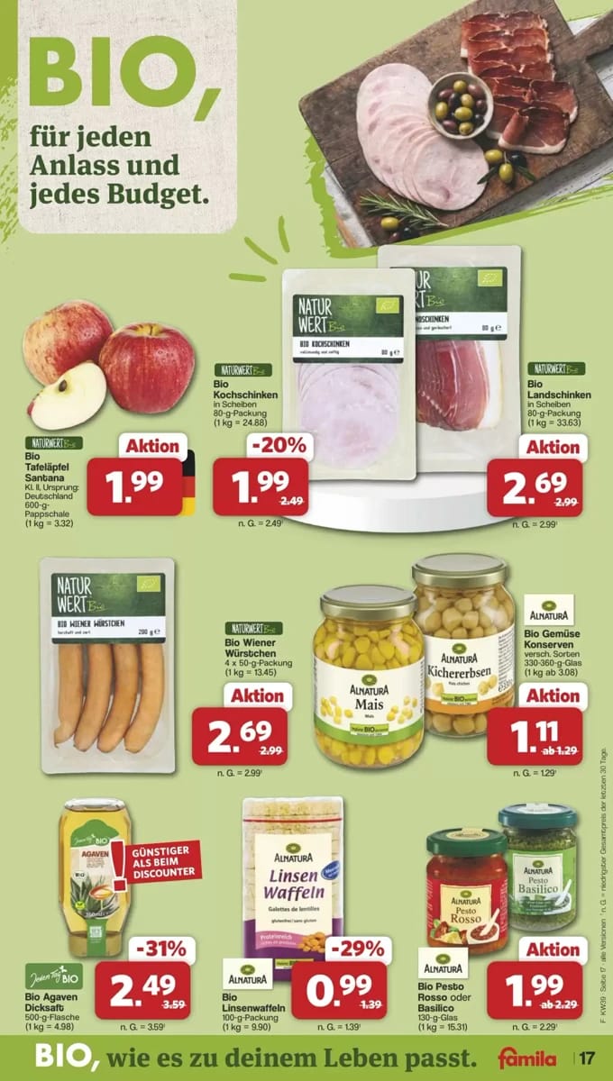 Prospekt Famila Nordwest, Seite 17 von 40