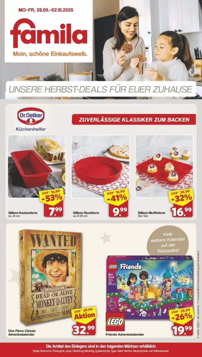 Prospekt Famila Nordwest, Seite 1 von 4