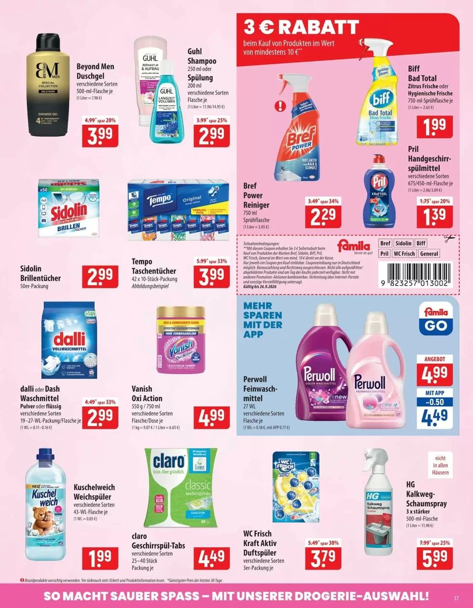 Prospekt Famila, Seite 17 von 24