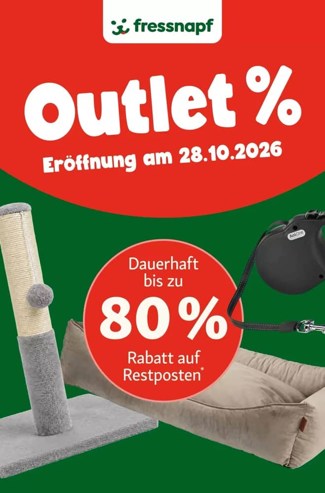 Titelseite des Prospekts von Fressnapf, gültig 23–30 Oktober 2026