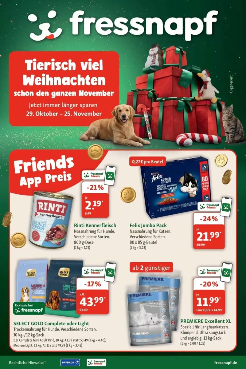Prospekt Fressnapf, Seite 1 von 34