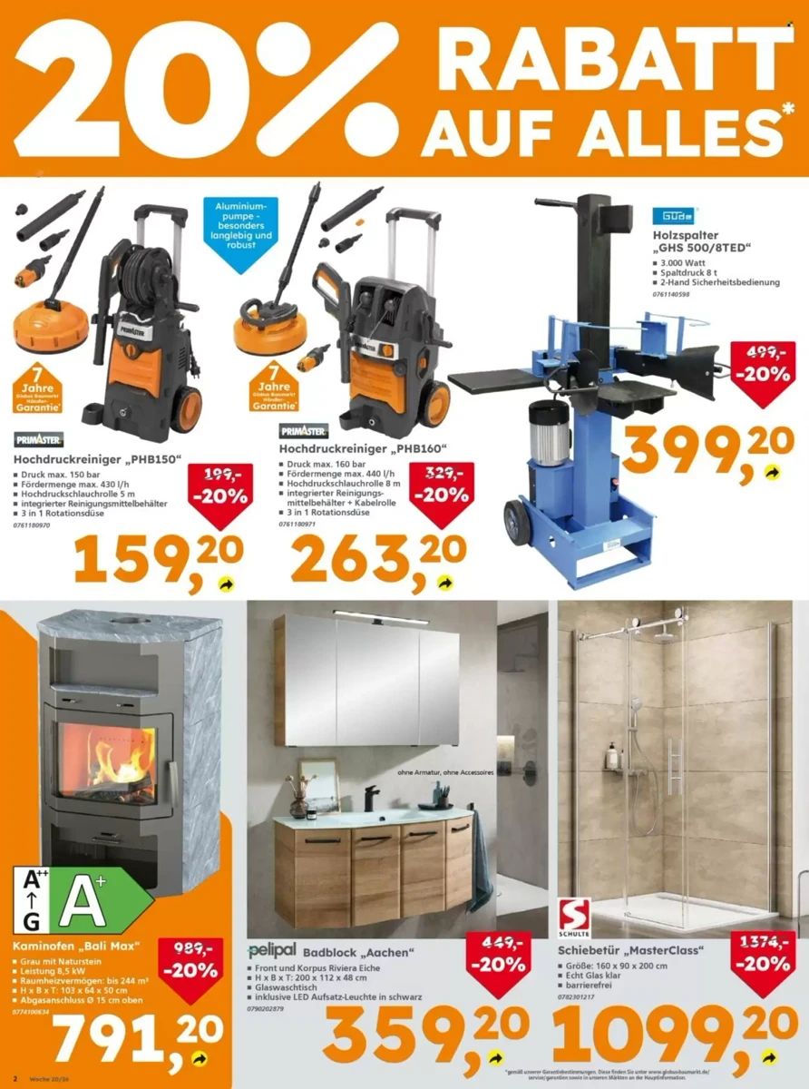Prospekt Globus Baumarkt, Seite 2 von 4