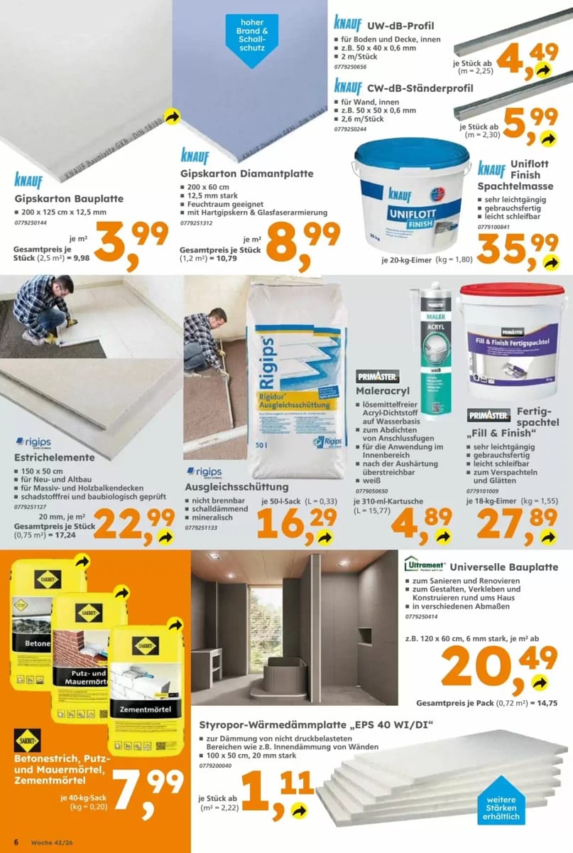 Prospekt Globus Baumarkt, Seite 6 von 16