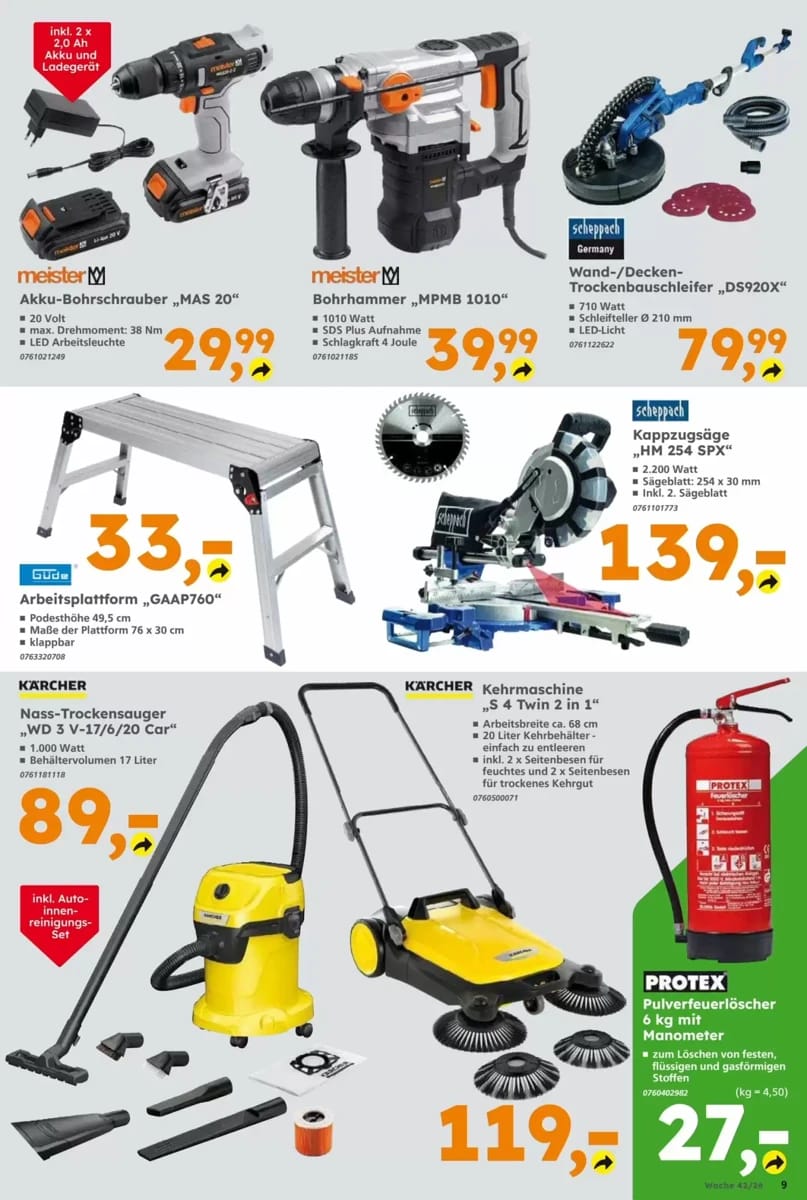 Prospekt Globus Baumarkt, Seite 9 von 16