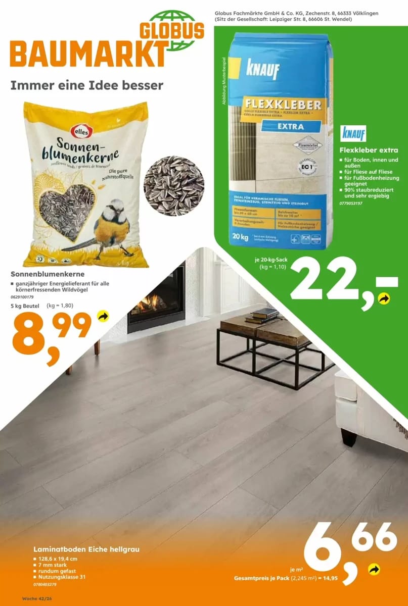Prospekt Globus Baumarkt, Seite 16 von 16