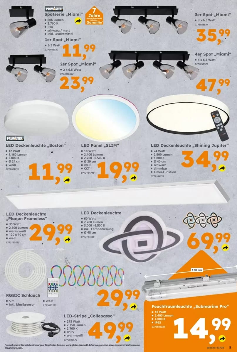 Prospekt Globus Baumarkt, Seite 5 von 12