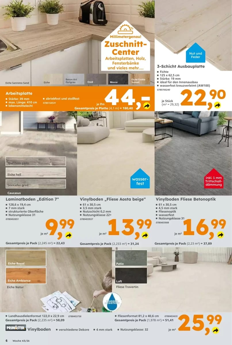 Prospekt Globus Baumarkt, Seite 6 von 12