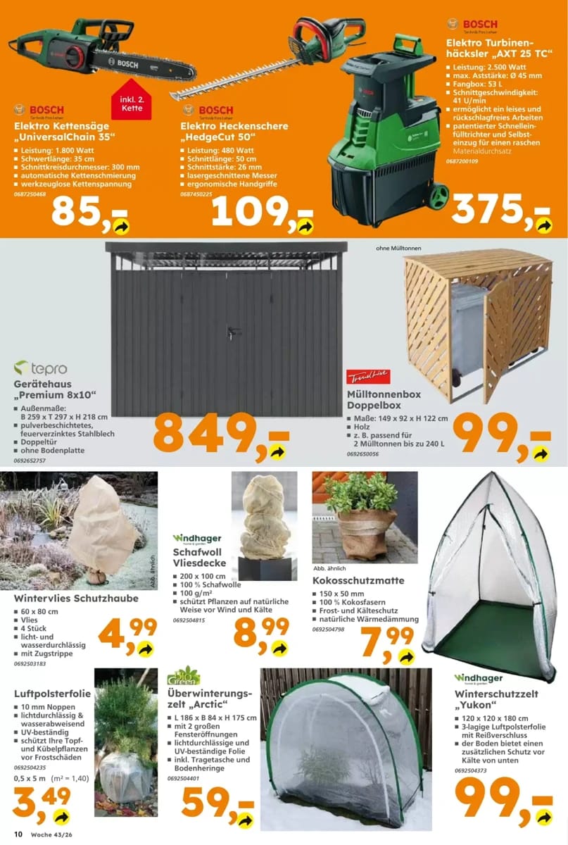 Prospekt Globus Baumarkt, Seite 10 von 12