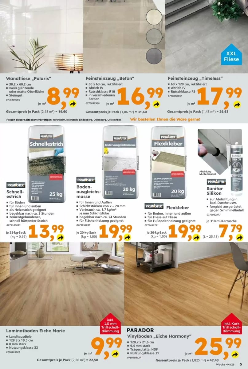 Prospekt Globus Baumarkt, Seite 5 von 8