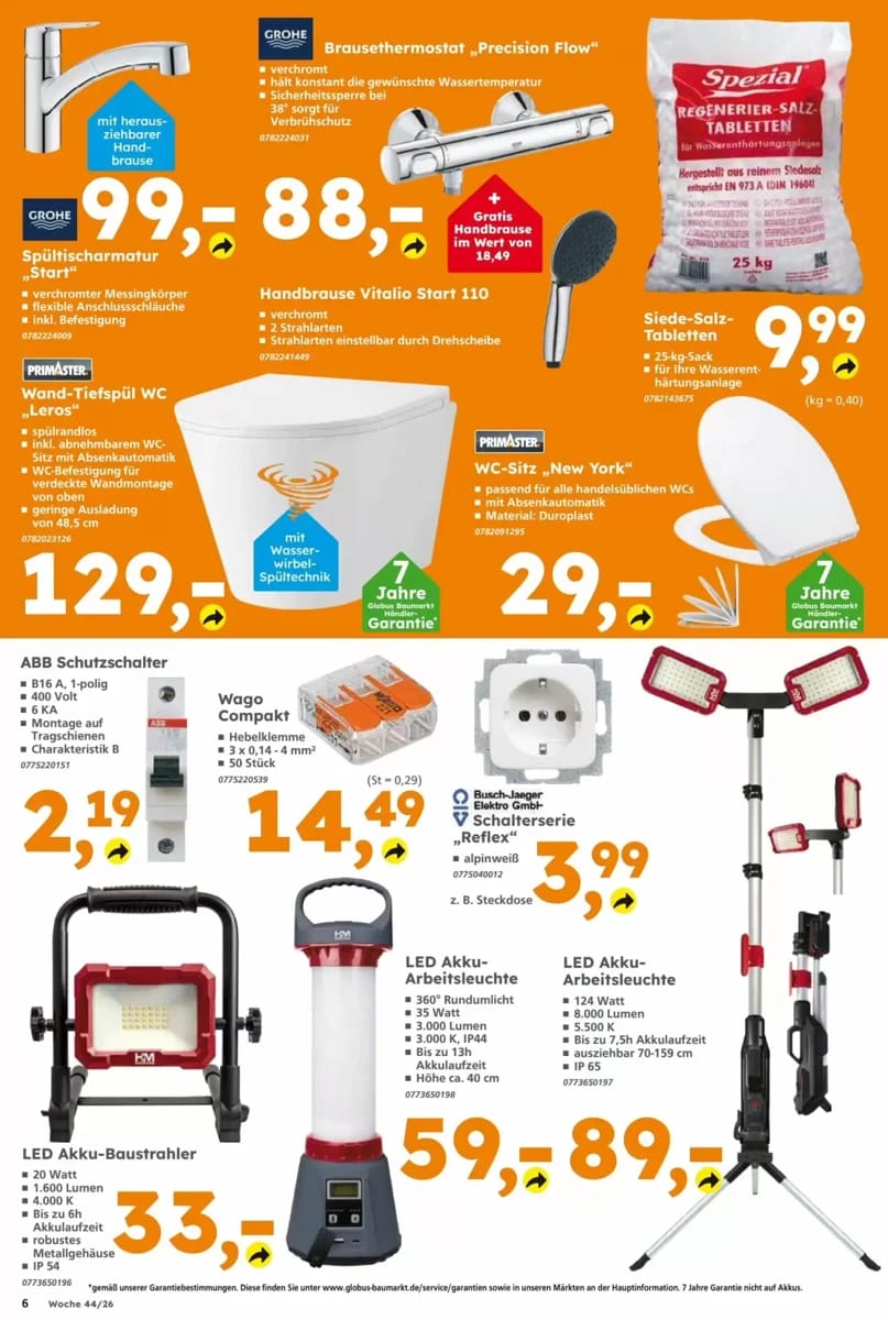 Prospekt Globus Baumarkt, Seite 6 von 8