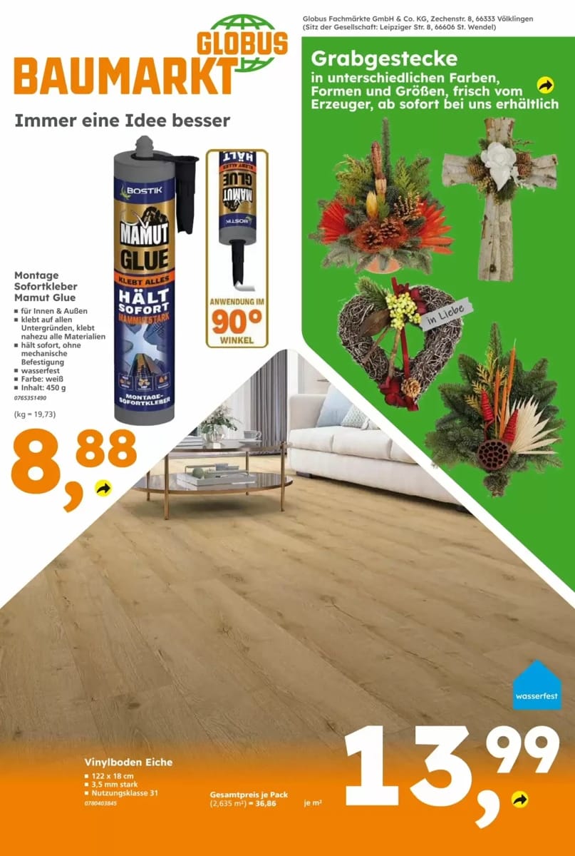 Prospekt Globus Baumarkt, Seite 8 von 8
