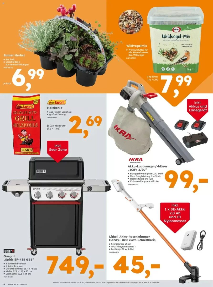 Prospekt Globus Baumarkt, Seite 4 von 4