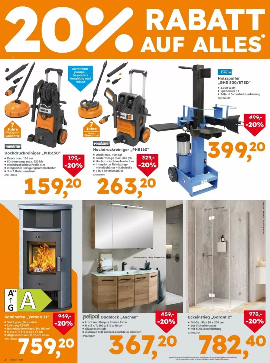 Prospekt Globus Baumarkt, Seite 2 von 4