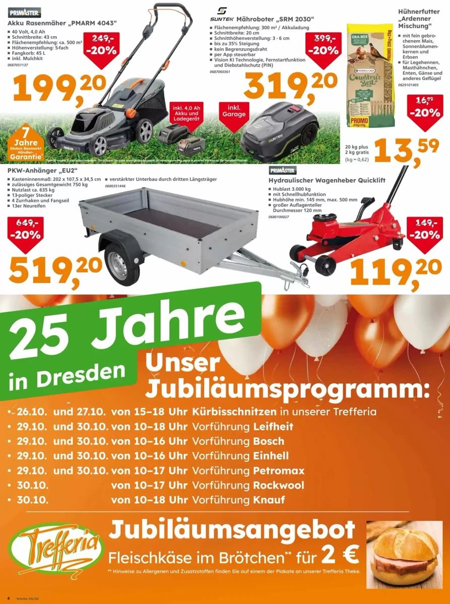 Prospekt Globus Baumarkt, Seite 4 von 4