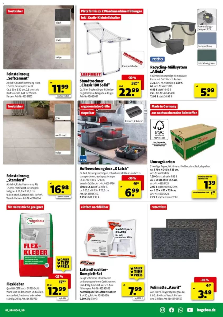 Prospekt Hagebaumarkt, Seite 3 von 9
