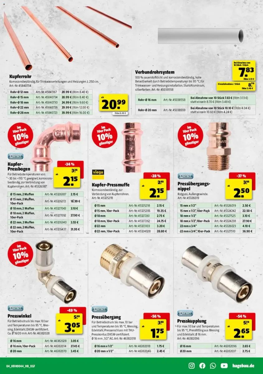 Prospekt Hagebaumarkt, Seite 9 von 9