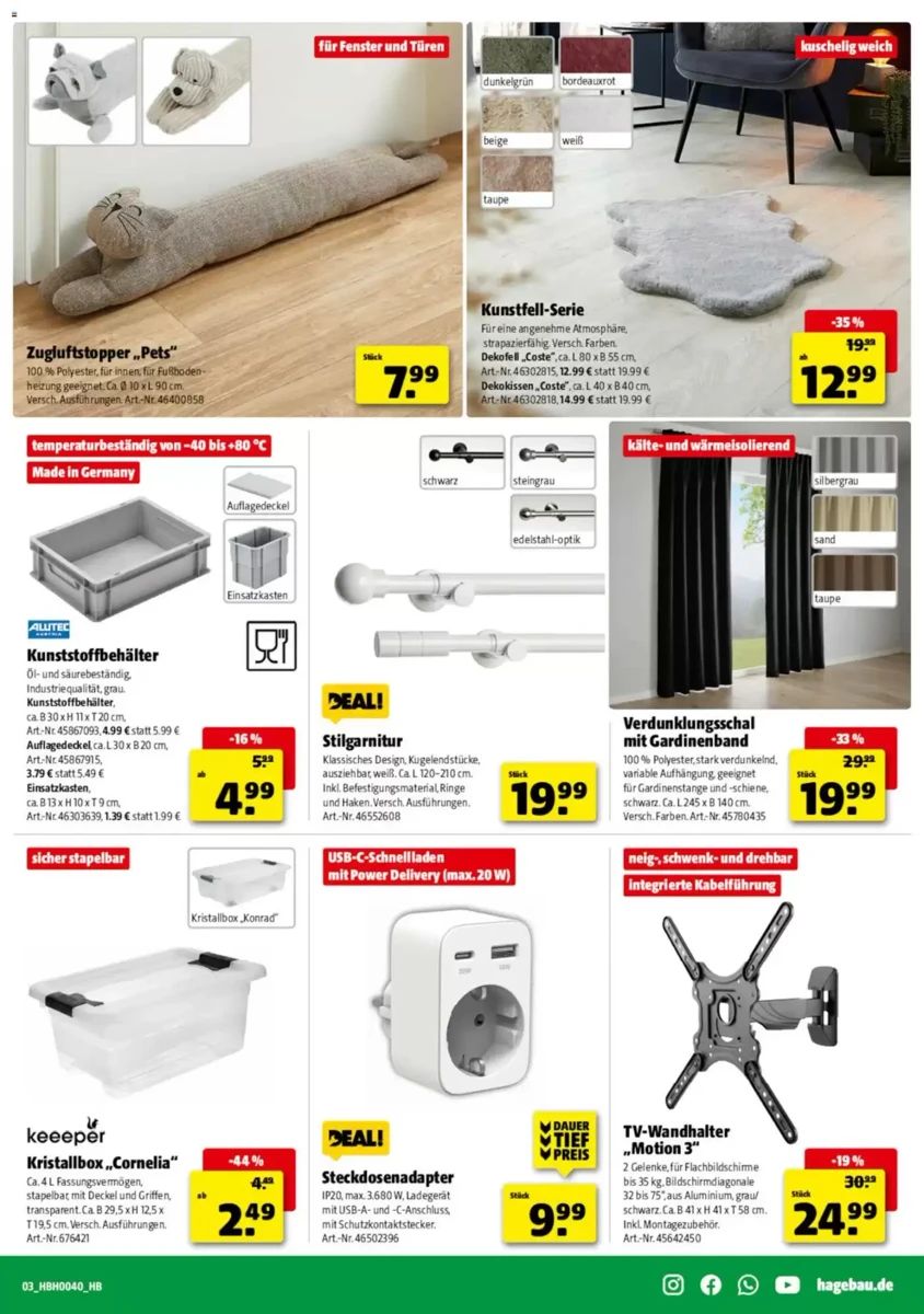 Prospekt Hagebaumarkt, Seite 3 von 9