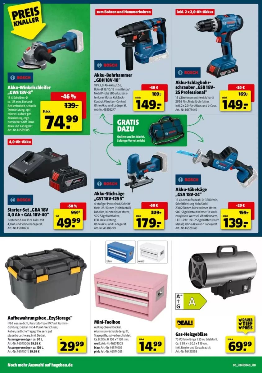 Prospekt Hagebaumarkt, Seite 8 von 9