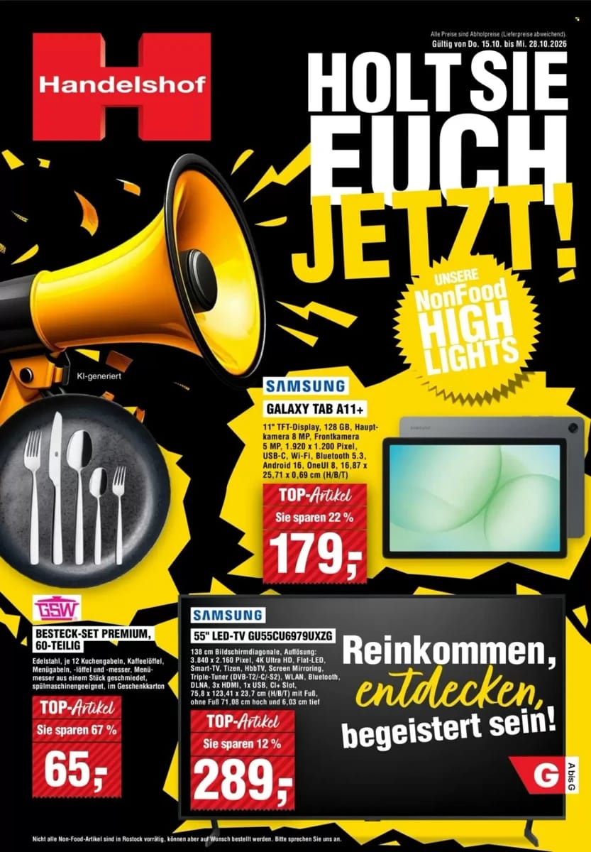 Prospekt Handelshof, Seite 1 von 4