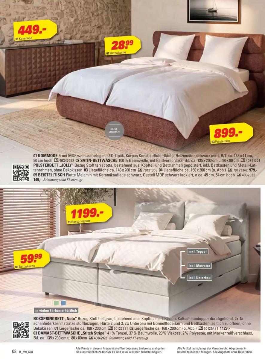 Prospekt Höffner, Seite 8 von 28