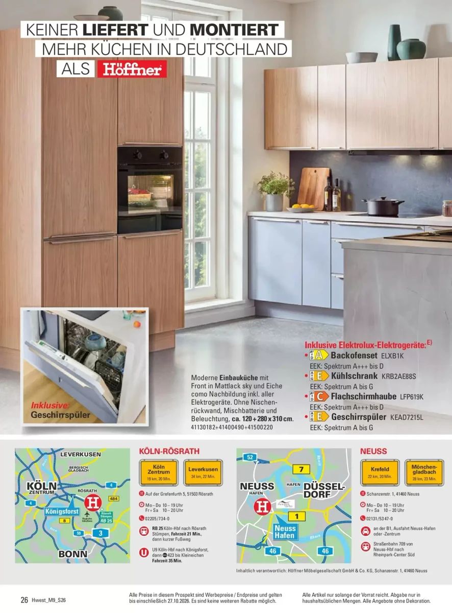 Prospekt Höffner, Seite 26 von 28
