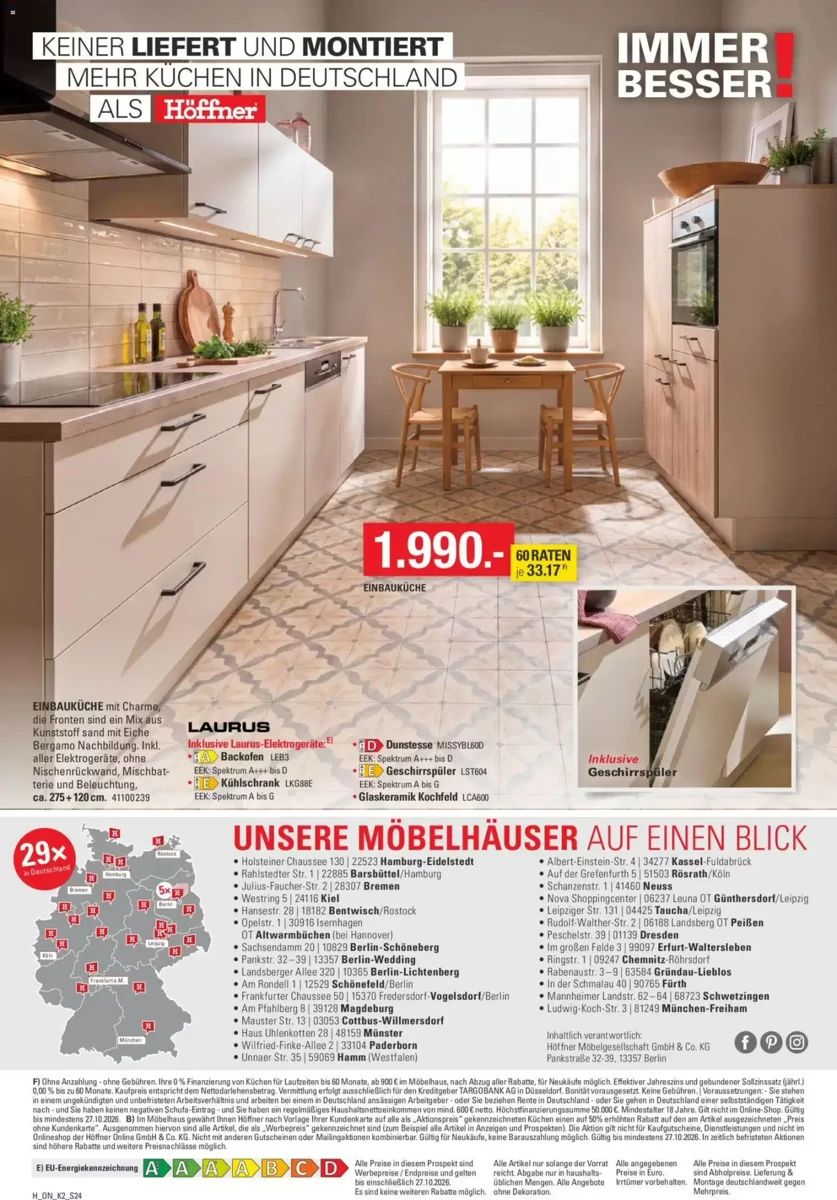 Prospekt Höffner, Seite 24 von 24