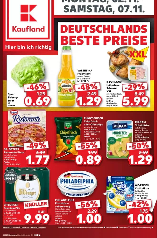 Titelseite des Prospekts von Kaufland, gültig 2–7 November 2026