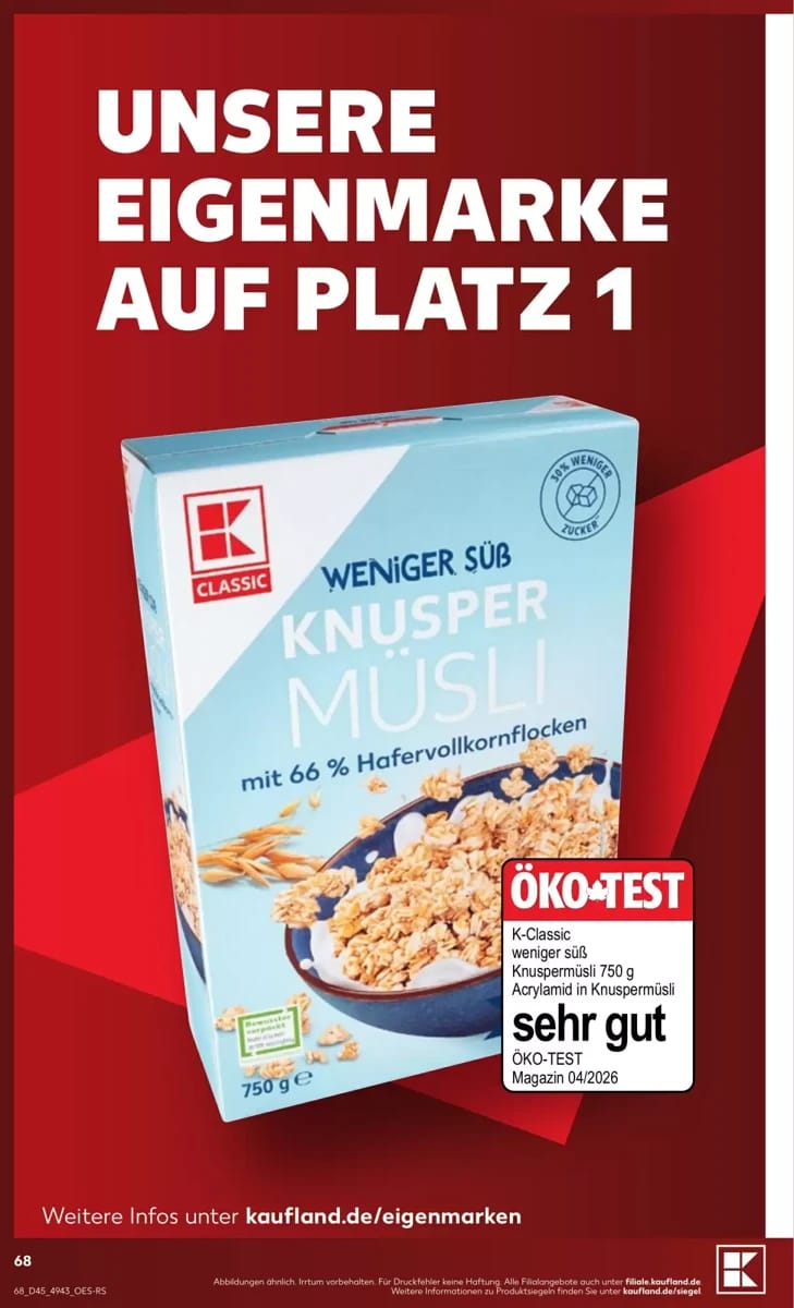 Prospekt Kaufland, Seite 68 von 68