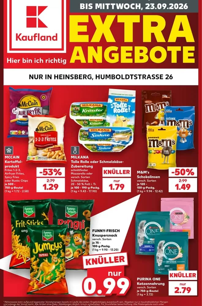 Titelseite des Prospekts von Kaufland, gültig 17–23 September 2026