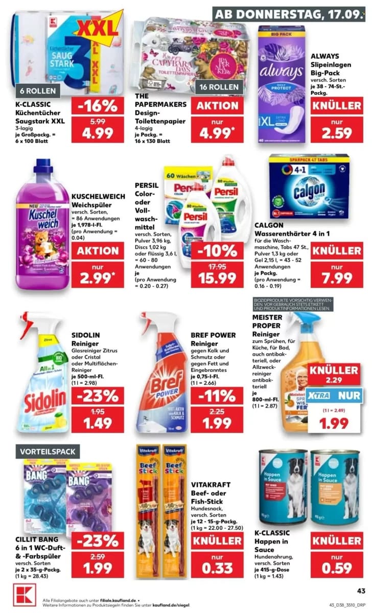 Prospekt Kaufland, Seite 43 von 66