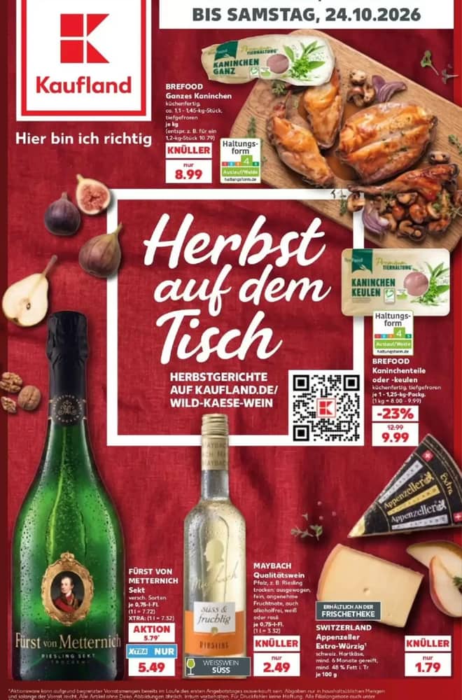 Titelseite des Prospekts von Kaufland, gültig 19–24 Oktober 2026