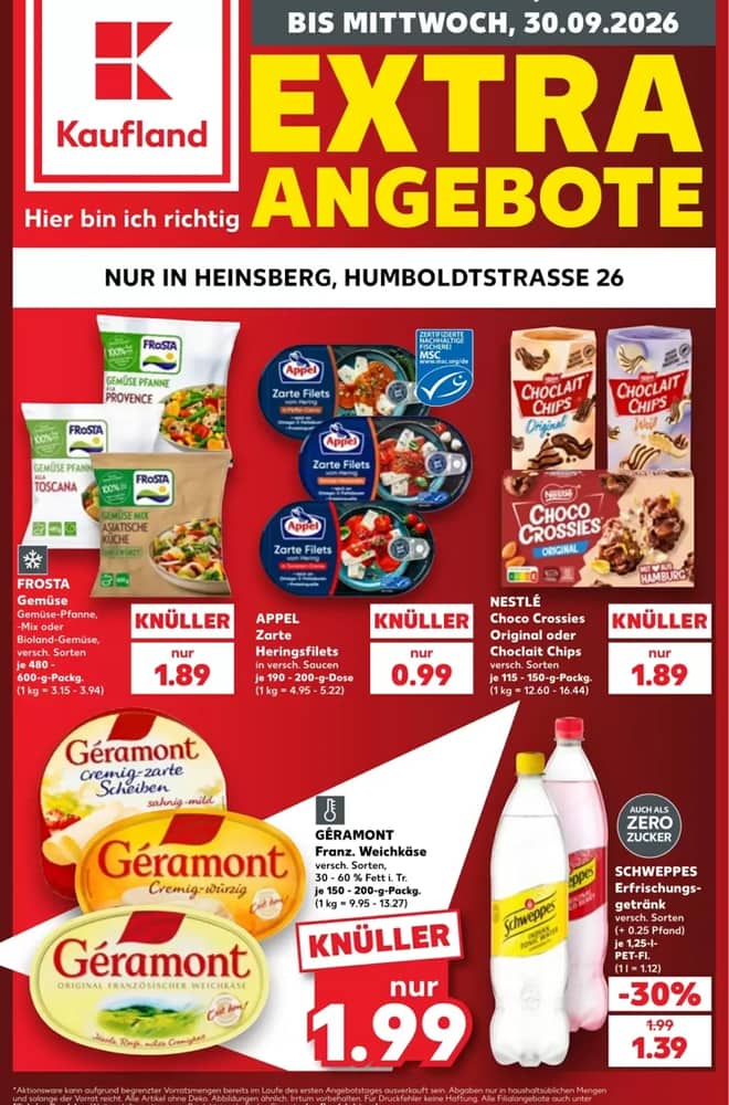 Titelseite des Prospekts von Kaufland, gültig 24–30 September 2026