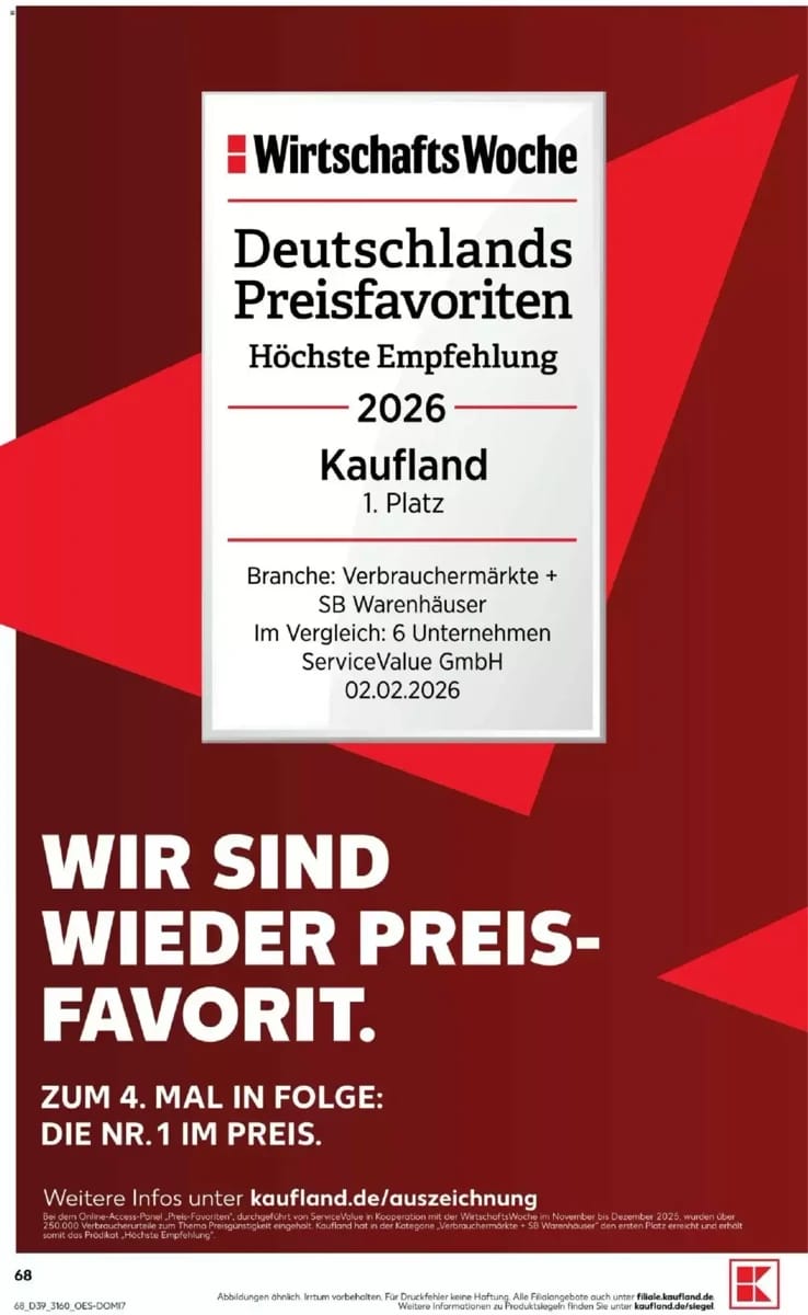 Prospekt Kaufland, Seite 68 von 72