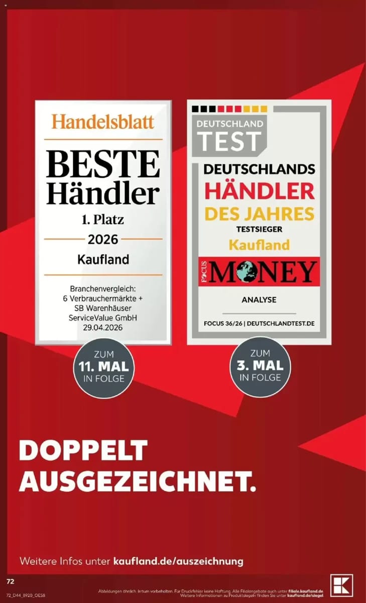 Prospekt Kaufland, Seite 72 von 76