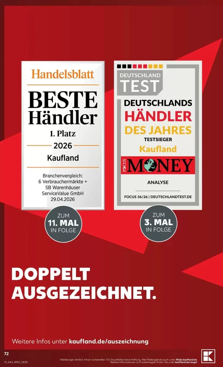 Prospekt Kaufland, Seite 72 von 76