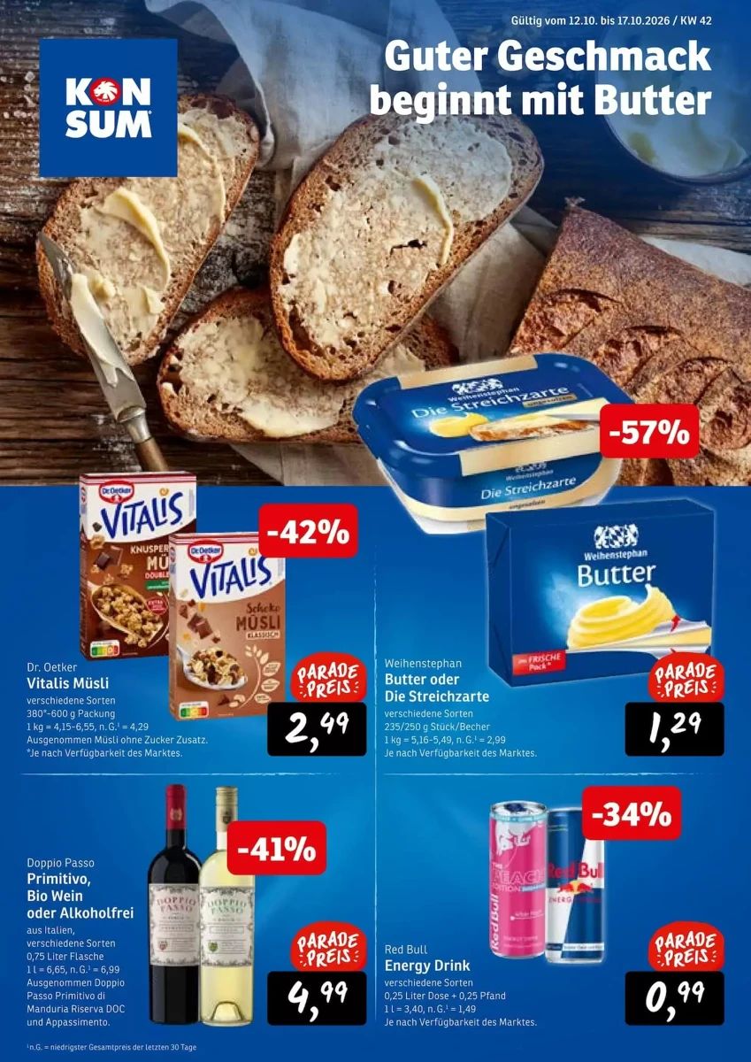 Prospekt Konsum, Seite 1 von 12