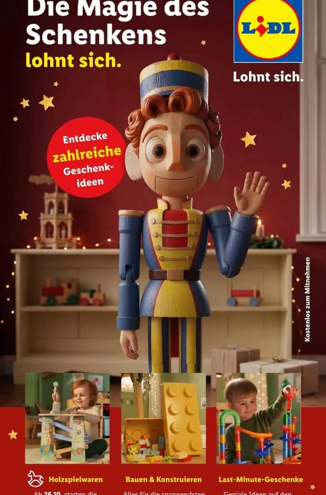 Titelseite des Prospekts von Lidl, gültig 19. Oktober 2026 – 24. Dezember 2026