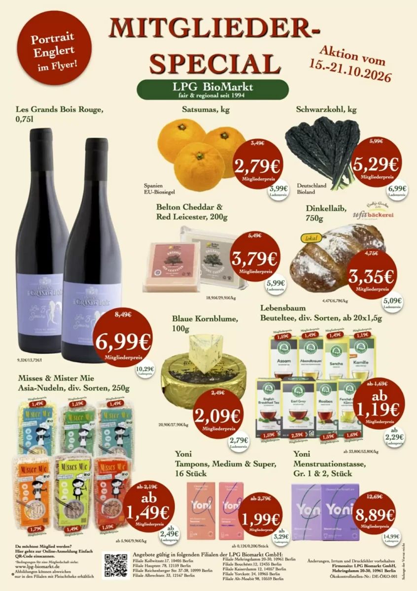 Prospekt LPG Biomarkt, Seite 1 von 14