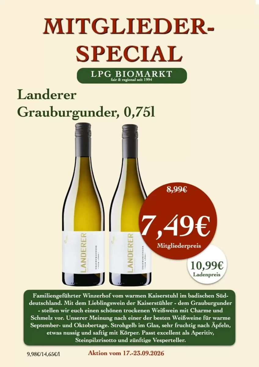 Prospekt LPG Biomarkt, Seite 11 von 23